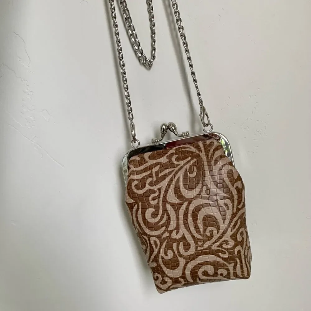 Handmade Genuine Embossed Leather Phone Case/Passport Holder/Pouch Travel Bag